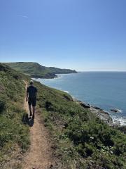Very lucky - blue skies and a fabulous day for walking